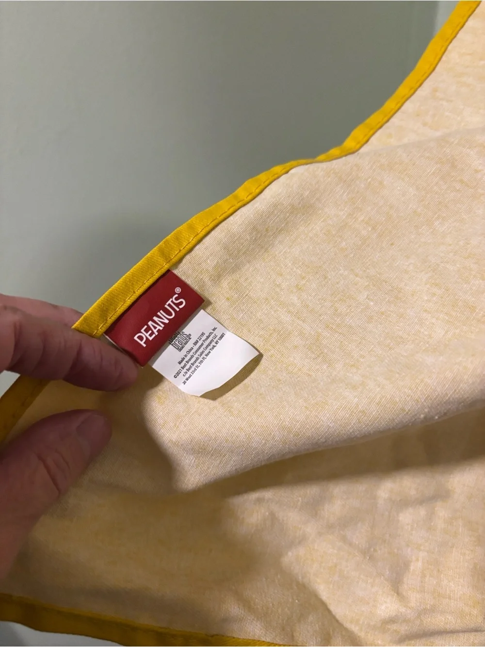 Peanuts Yellow Trim Kitchen Apron RARE - Picture 4 of 4